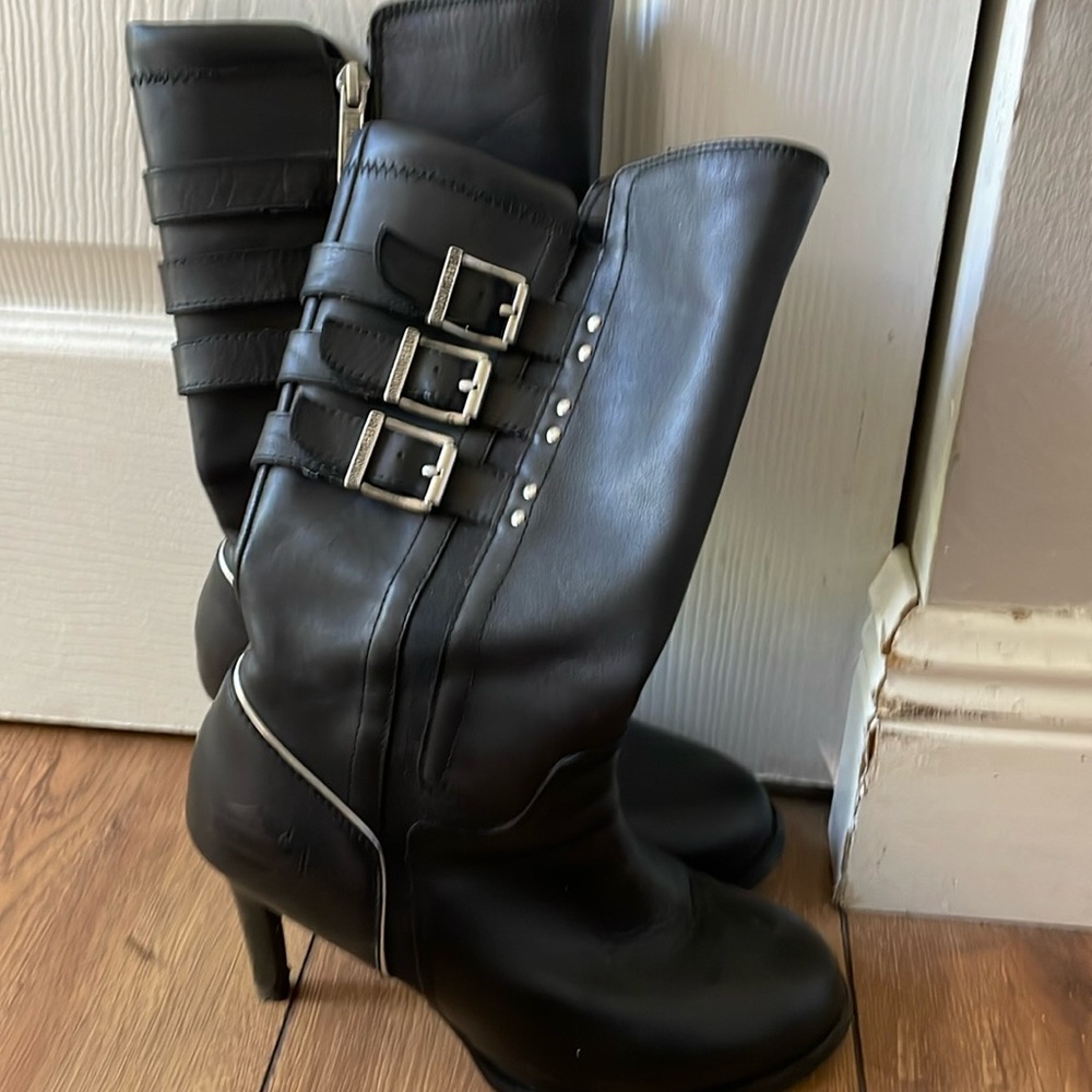 Mid calf Harley Davidson boots